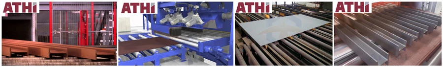 Complete Sand/Shot Blast Peening and Spray Painting Dry Preservation Line for Steel Plates and Steel Sheets Sections
