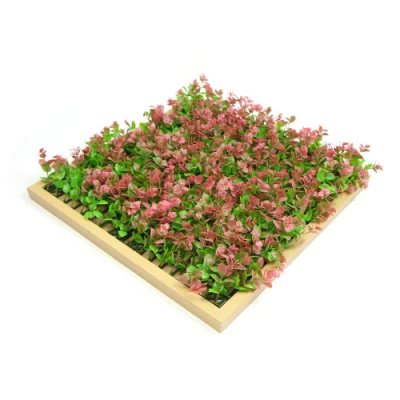 New Design Custom Fresh PE Artificial IVY Frame Plant Wall