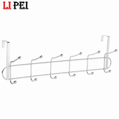 Newest Hanging Over The Door Hooks Clothes Towel Hanger for Bathroom Kitchen
