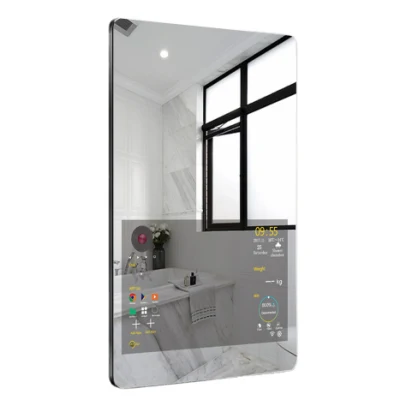  Intelligent Education Magic Mirror Games Entertainment Digital Signage Small Magic Digital Mirror Photo Frame with Clock