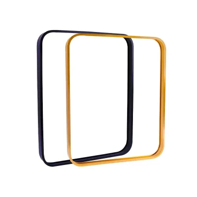  Wholesale Bathroom Rounded Corner Square Aluminum Mirror Paining Photo Frame