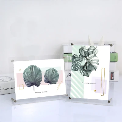 Simple Acrylic Photo Frame Crystal Table Photo Frame 0691