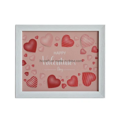  Amazon Hot Sell Valentine&prime;s Day Indoor Hanging, Valentine&prime;s Day Home Door Hanging Love Words Wall Wooden Framed Wall Plaque Sign
