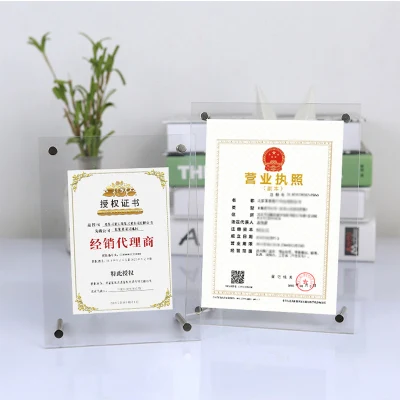 Simple Acrylic Photo Frame Crystal Table Photo Frame 0691