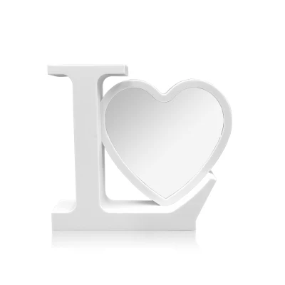  Hot Sales Sublimation Custom Acrylic Heart Photo Frame with Liquid