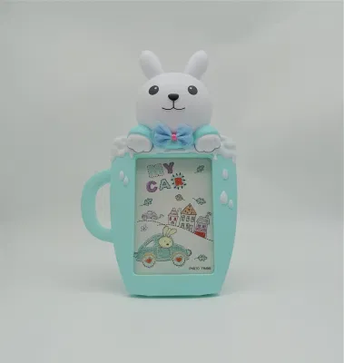 Cute Rabbit 4&quot;X6&quot; Plastic Picture Stand Mixtile Baby Photo Frame