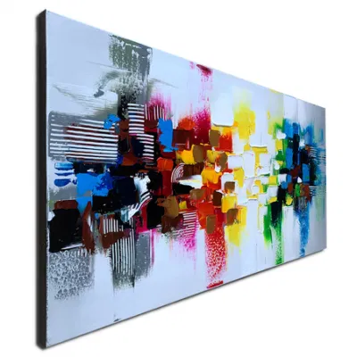  Hand Painted Textured Painting Modern Abstract Wall Art - Customized Your Personal Art