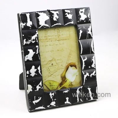  New Resin Ornate Antique Embossed Picture Photo Frame Black