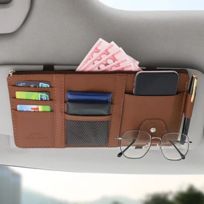  Car Sun Visor Organizer Auto Sun Visor Pockets Ci20438