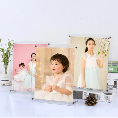  Simple Acrylic Photo Frame Crystal Table Photo Frame 0691