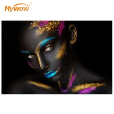  Good Selling Africa Girl Oil Pictures Art Wall Painting for Home Decoration