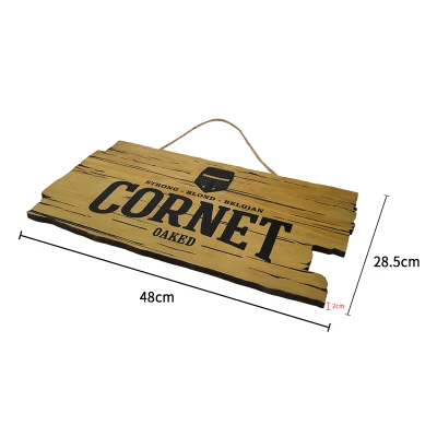  Home Decor Rustic Wall Hanging Pine Wood Sign