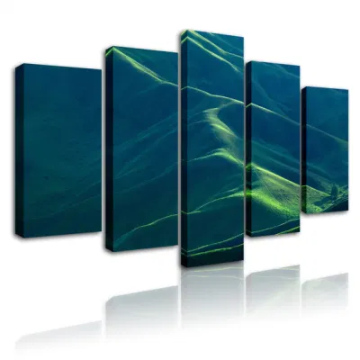  5 Panel 5 Piece Wall Art Painting Cheap Home Decor Landscape Scenery Modern Artwork Canvas Living Room Decoration