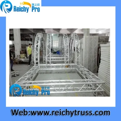  TUV Truss Stage Frame with Truss Lighting for Event Use