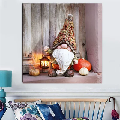  Wholesale Custom Decorative HD Print LED Canvas Painting Wall Art