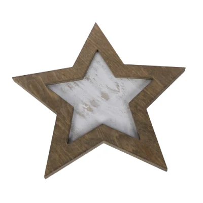  Custom Rustic Star Wooden Plaque Blank Wood Framed Signs
