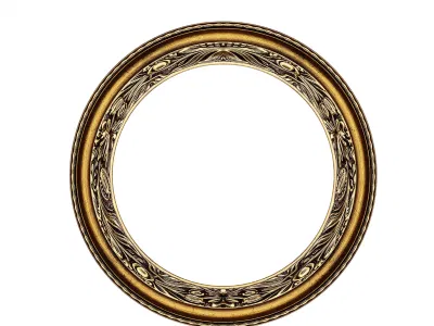  Photo Picture Frames Resin Display Vintage Mini Oval Baroque Antique Nail Tabletop Holder Art Decorative Wall Gold Hanging Metal Stainless Steel
