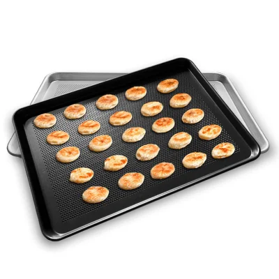  Premium Storage Rectangle Serving Tray for Baking Pan with Hollow Design Tray