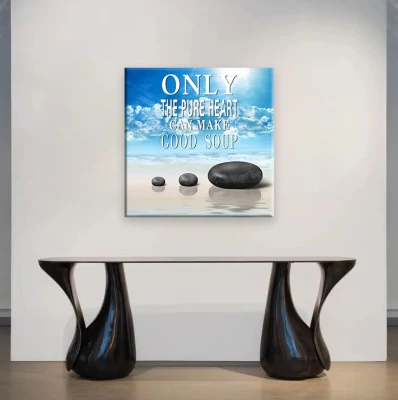  Wholesale Natural Seascape Wall Art Canvas Painting Home Decor Frame Canvas Wall Art