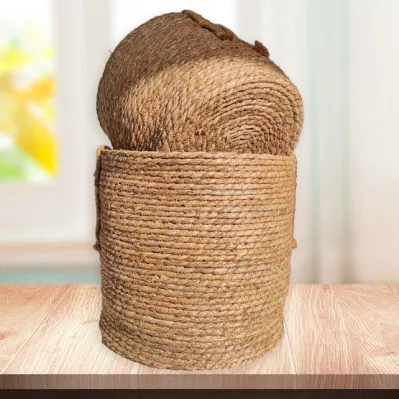 Storage Basket, Portable Miscellaneous Items, Straw Woven Multifunctional Sorting Basket