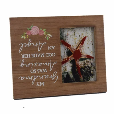  Wall Mounted Wooden Picture Frame for Big Size Photo Storage