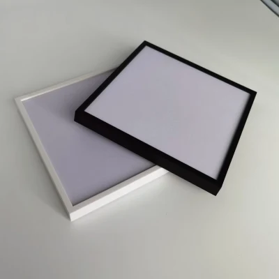 8X8inch Border Design Showcase Full Photo Black White Resin Frame