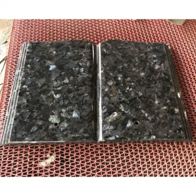  Book Shaped Blue Pearl Granite Plaques for Tombstone
