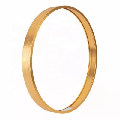  Aluminium Extrusion Photo Frame Light Luxury Wall Hanging Round Frame