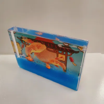  Instax Liquid Glitter Picture Photo Frame with Water