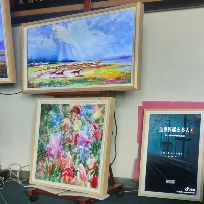 Signage 21.5 32 Inch Private Art Gallery Exhibition Work Smart TV Frame Digital Museum Anti-Glare Matte LCD Digital Photo Frame