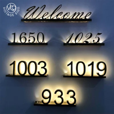  House Sign 30mm Acrylic Mini Letters Custom Outdoor LED Signs