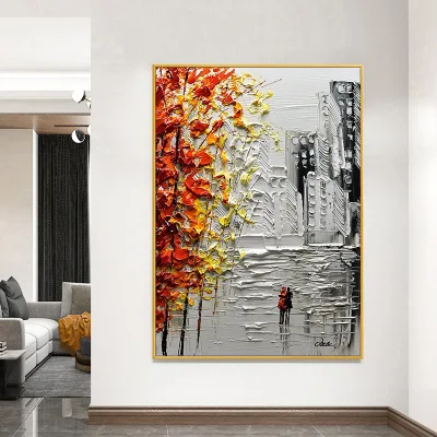 Wholesale Home Decor Modern Wall Art Seascape Canvas Print 100% Hand-Painted Boat Oil Painting