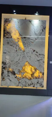 Marble Slate Chinese Landscape Painting Agate Natural Stone Suitable for Villa TV Background Wall Club