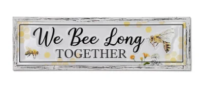 2023 New Design Let It Bee Wooden Plaque Wall Plaque