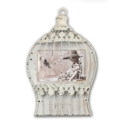  Metal Bird Cage Shape Hot Sale Photo Frame Decorative Custom Metal MDF Unique for Home Decoration