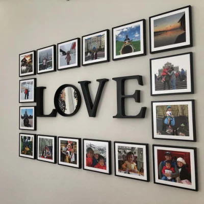  20X20 20X30 Home Decor Sticky Wall Collage Photo Frame