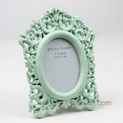  Natural Resin Christmas Tabletop Decoration Resin Vintage Antique Photo Picture Frame