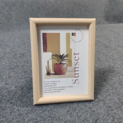  4X6/6X8/8X10 Acrylic Magnetic Photo Frame for Decoration Memorial and Gifts