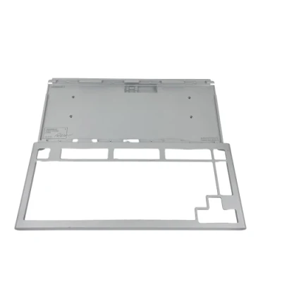  Manufacturer Customized CNC Machining Metal Aluminum Anodized Silver Esports Keyboard Frames