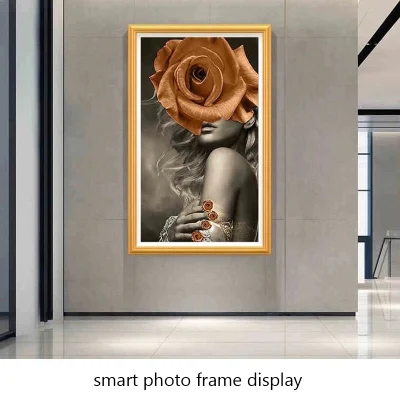 Signage 21.5 32 Inch Private Art Gallery Exhibition Work Smart TV Frame Digital Museum Anti-Glare Matte LCD Digital Photo Frame