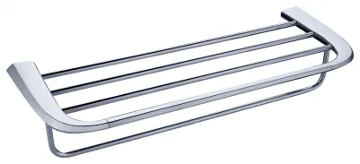 Bathroom Accessories Wall Hanging Towel Rail Polished Trendy Stainless Steel Single Towel Bar