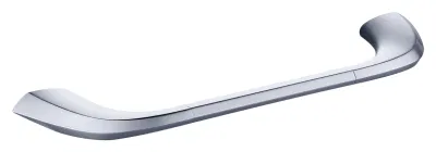 Bathroom Accessories Wall Hanging Towel Rail Polished Trendy Stainless Steel Single Towel Bar