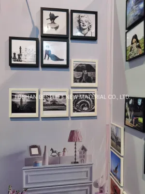 No Nails 8X8inch Stickable Photo Tiles ABS Plastic Photo Frame