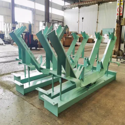  Powder Coated Trough Idler Frame for Mining Cement Coal