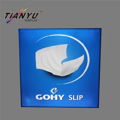  Trade Show Advertising Fabric Seg Aluminum Profile Picture Frameless LED Backlit Light Box
