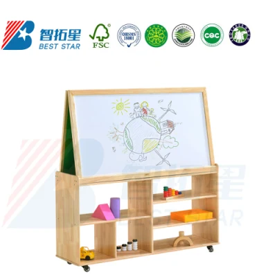  All-Purpose Mobile Space-Saver Wooden Art Easel, Sketching Painting Display Easel