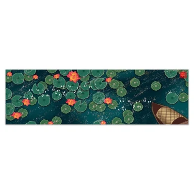 Sea and Flying Birds Modern Abstract Canvas Print Paintings Digital Printed Wall Art for Hotel Living Room Decoration