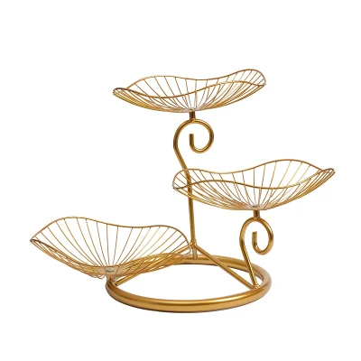  Nordic Three-Layer Multi-Layer Fruit Basket Plate Storage Holder