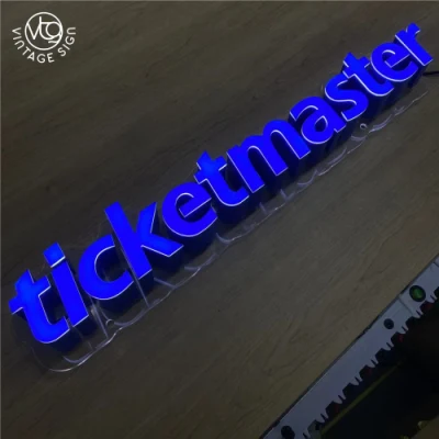  Backlit House Logo Back Light Acrylic Room Number Sign