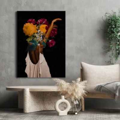  Decorative Frameless Canvas Wall Art HD Print Strested on Frame Mexican Style Home Decor Wall Art